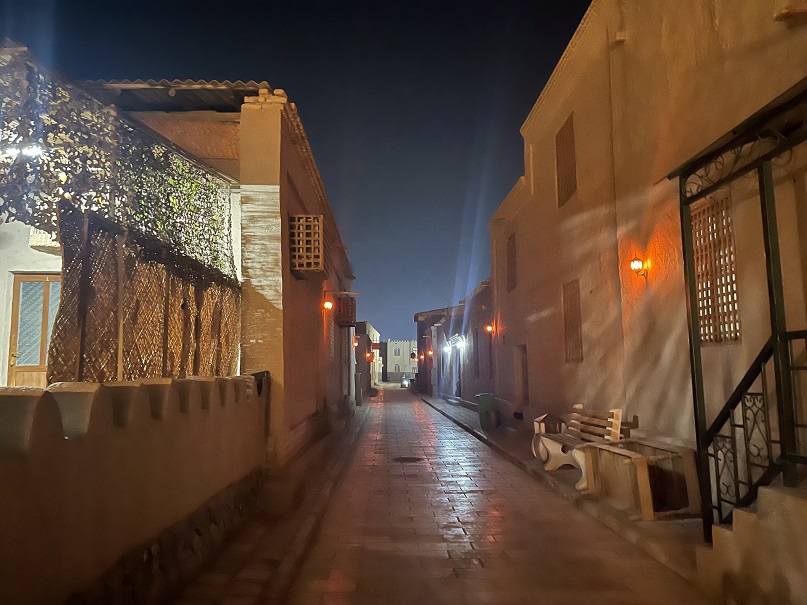 Itchan Kala Backstreets at Night